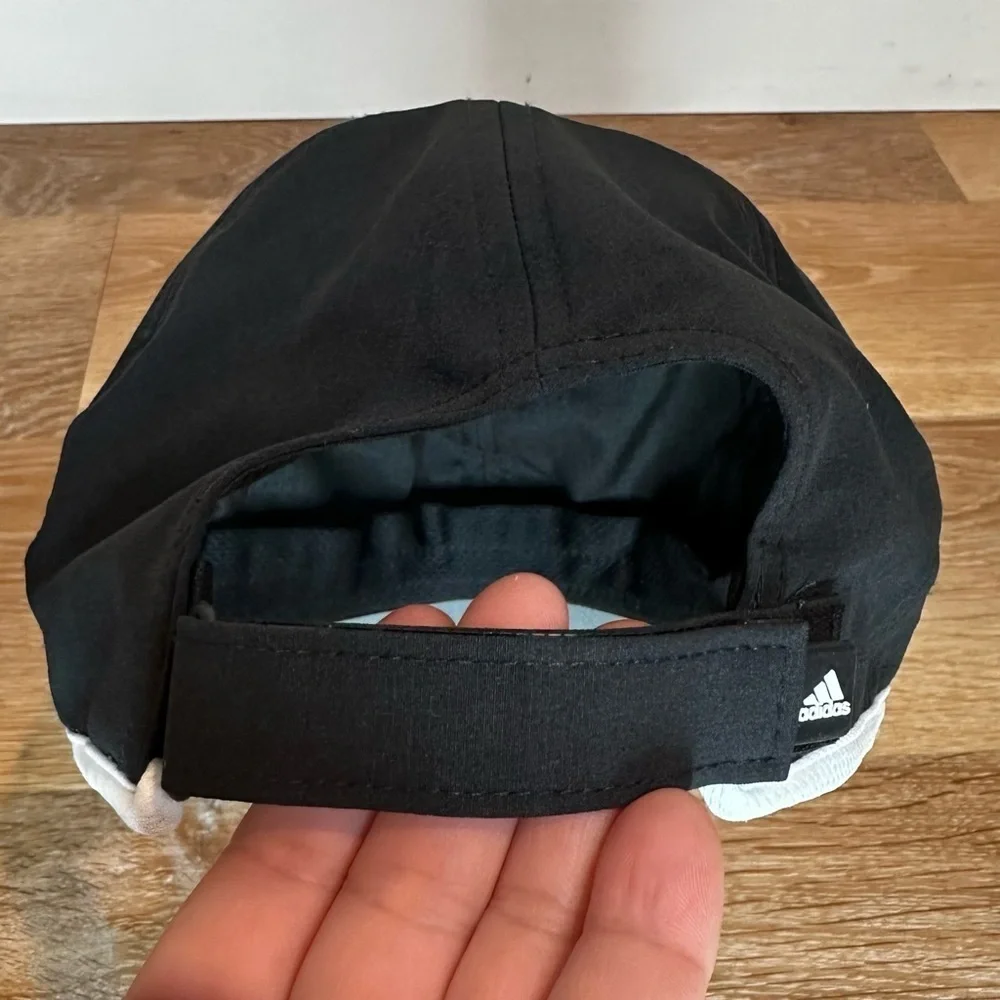 Adidas Aeroready Black Athleisure Adjustable Strapback Women's Cap Hat, OS